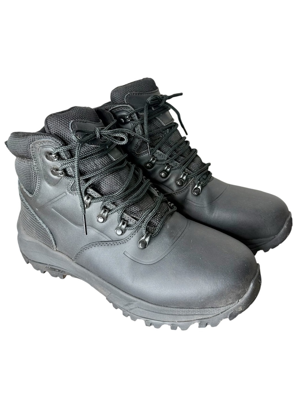HI-TEC Men’s Black Leather Altitude Vii Waterproof Work Hiking Boots Size 10
